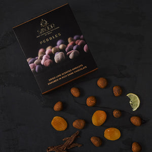 Lime-Scented Apricot Chocolate Pebbles